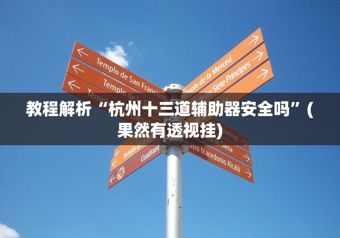 教程解析“杭州十三道辅助器安全吗”(果然有透视挂)